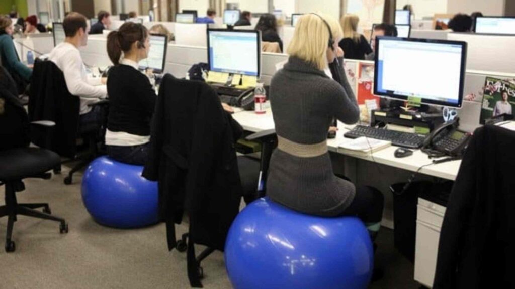 Why Exercise Balls Are Replacing Chairs in the Office-compressed